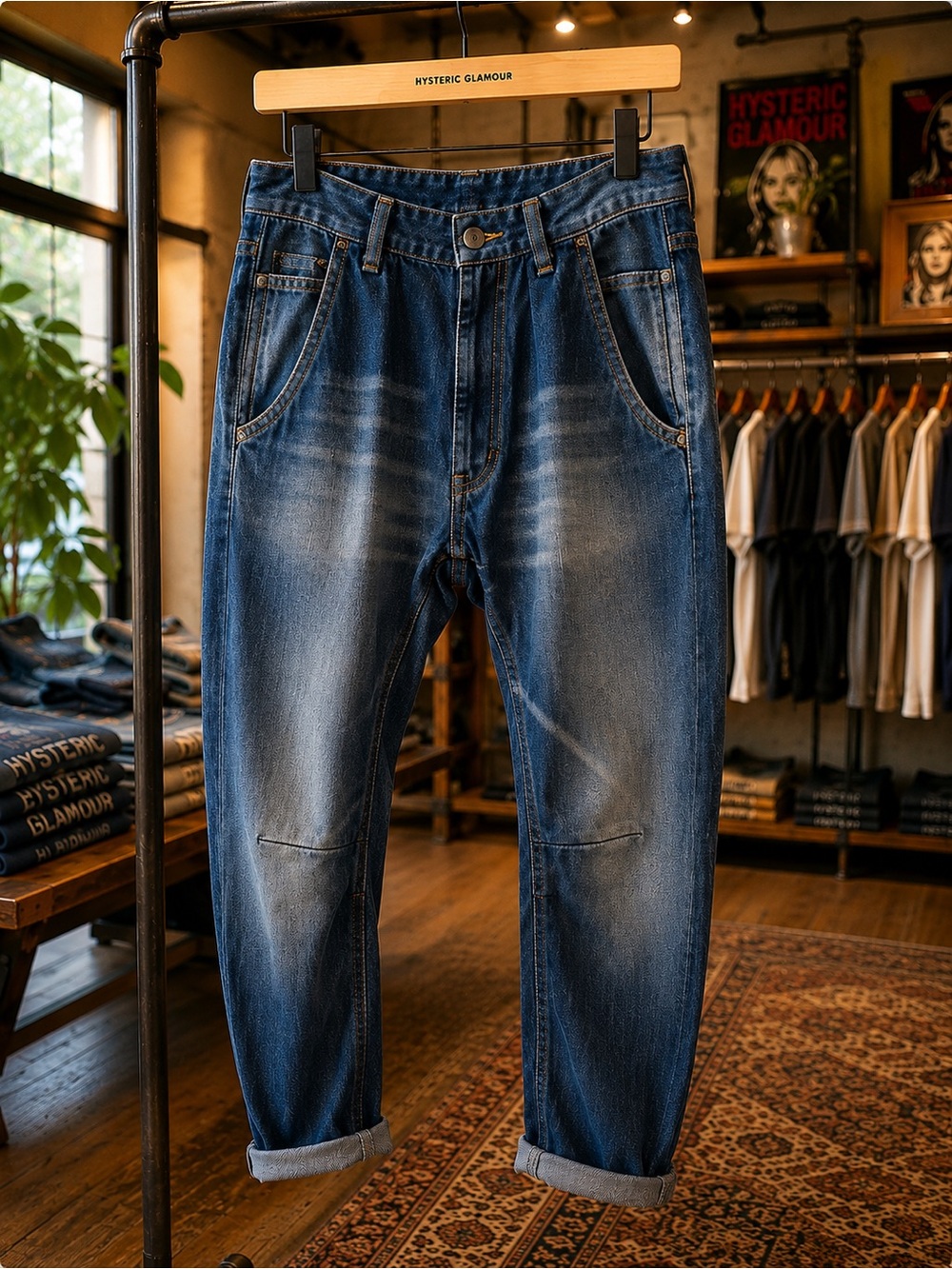 Hysteric Glamour Hysteric Jeans XS Japanese Denim Slouchy Tapered
